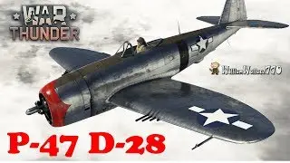 Como Volar en Battallas Realista un P-47  D-28 WarTHUNDER