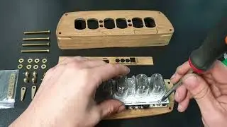 Assembling Nixie Tubes Clock IN-12 Case Oak Wooden DIY Board NCM109 NCT404 by GRA & AFCH