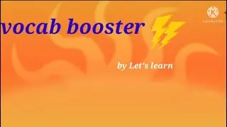 English  vocabulary series