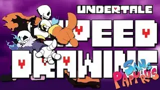 Speed Drawing Sans and Papyrus - Undertale