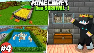 We Build Every Automatic Farms🤯 || Minecraft PE Duo Survival Series EP-4 [HINDI]