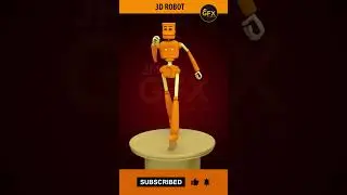 3D Robot Animation #3d #animation #shorts #shortsvideo #viral #youtubeshorts