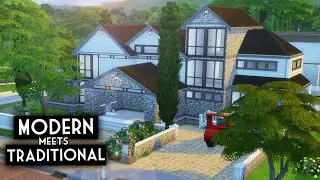 The Sims 4 | House Building | Modern Meets Traditional [part 2]