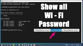 Find all Wi-Fi Passwords with Only 2 Command | How to Show Wi-Fi Passwords on Your PC | Abtahi360