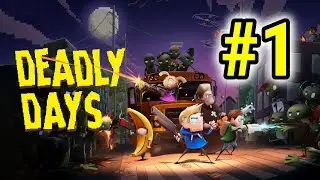 [Episode 1] Deadly Days 2021 PS5 Gameplay [Pixel Art Zombie Roguelite Survival Adventure]
