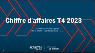 Manitou Group - CA T4 2023 - Replay Webconférence [FR]