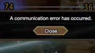'A Communication Error Has Occurred'