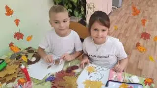 Осенняя поделка в школе
