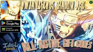 Ninja Legends: Shadow Rise All Active Gift Codes 🎁 New Server Opening🔥Naruto Idle RPG - android/ApK
