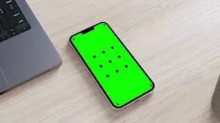 Smartphone with Green Screen mock up with markers | 4K footage | GreenScreen Vfx