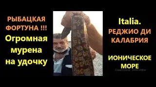 Италия Реджио ди Калабрия Мурена на удочку