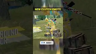 NEW CLUTCH EMOTE 😎#youtubeshorts #bgmi #shorts