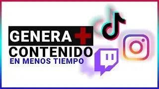 🎬 ¡Como crear contenido MAS rapido!