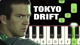 Tokyo Drift Song 🔥 | Piano tutorial | Piano Notes | Piano Online 