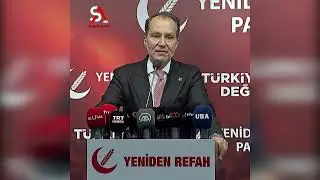 YENİDEN REFAH GENEL BAŞKANI FATİH ERBAKAN  YOKSULLUK SINIRI 40 BİN TL'YE DAYANDI DEDİ