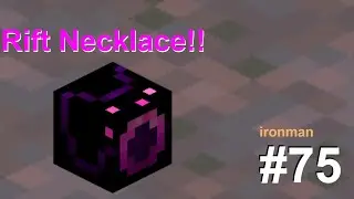 1日1時間Skyblockのironmanモードで遊ぶ【part75:Rift Necklace!!】