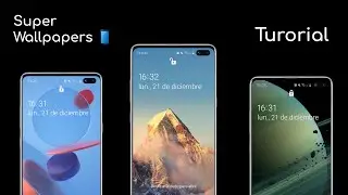 Instala los nuevos Super Wallpapers de Xiaomi en cualquier android (Snow mountain, geometry, saturn)