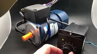 Мотор 120w 220 с тахогенератором + регулятор оборотов