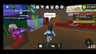 Trying to make Glitch on Pizza Place Manager... ( But im so sleepy )