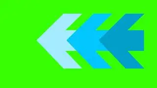 Blue and White Arrows Green Screen   Free HD Video Clips 2020