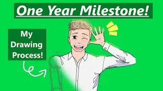 One Year Re-Draw // Drawing Timelapse