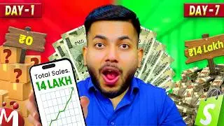 ₹14 Lakh in 7 Days with Indian Dropshipping (FULL CASE STUDY)