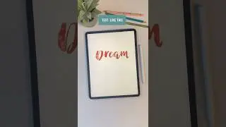 Easy WIGGLY Text ANIMATION in PROCREATE 