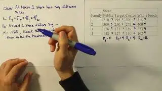 Performing a Friedman-Fr Test in Nonparametric Statistics, Problem 1