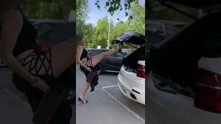 Мальчики, а вам слабо?)) #Тренд #девушка #авто #автоледи #прикол