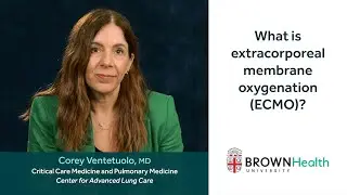 What is extracorporeal membrane oxygenation (ECMO)?