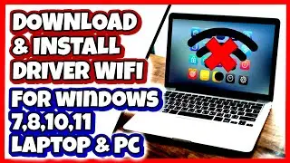 Cara Download Dan Instal Driver Wifi  Laptop & Komputer | Bisa Untuk Windows 7,8,10,11