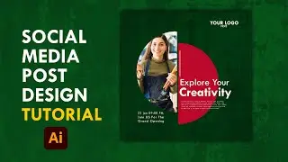 Social media post Adobe Illustrator Tutorial for Beginners | Adobe Illustrator | Tutorial