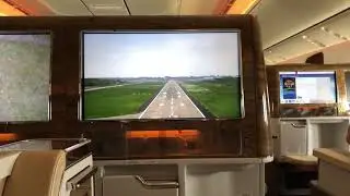 Emirates Boeing 777 landing