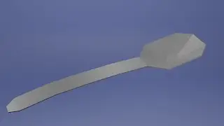 3D Modeling a Low Poly Spoon in Blender