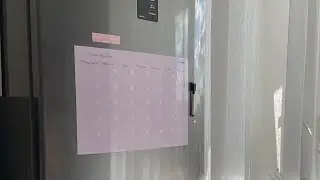 Магнитный планер на месяц пиши-стирай