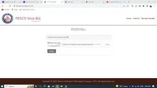 fesco online bill
