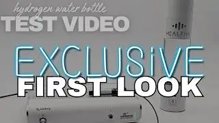 EXCLUSIVE SNEAK PEEK: TESTING THE NEW HYDROGEN WATER BOTTLE FROM QLIFE