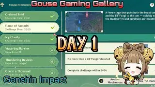 Genshin Impact Fungus Mechanicus Day 1 Flame Of Samadhi 