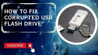 How To Fix Corrupted USB Flash Drive.पेन ड्राइव और मेमोरी कार्ड की मरम्मत कैसे करें। #memorycard
