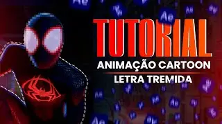Como Fazer ANIMÇÃO CARTOON/LETRA TREMIDA no AFTER EFFECTS -  TUTORIAL