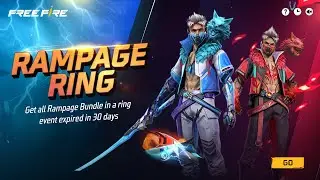 All Rampage Bundle Return Event Free Fire | New Event Free Fire Bangladesh Server | FF new event