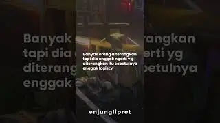 Banyak orang diterangkan tapi dia enggak ngerti yang diterangkan itu sebetulnya enggak logis.