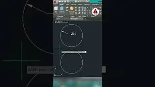 AutoCAD Tips | How to Change Two Arrows Diameter Dimension | 