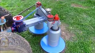 Rotary mower for the MTZ motor-block.