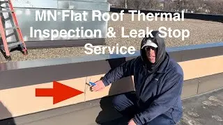 MN Flat Roof Thermal Imaging & Roof Leak Stop Service