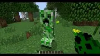 Minecarft Creeper Explosion - Slow Motion