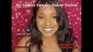 My Flawless Everyday Makeup Tutorial // Best Contacts for Dark Color Eyes