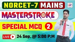 AIIMS NORCET- 7 Mains | Nursing Officer | Special Mcq | Rajesh sir | RJ CAREER POINT