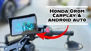 Honda GROM | FBINSE Motorcycle 5 Inch Screen | Android Auto & Carplay | Front & Rear Cameras