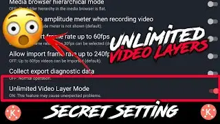 How to insert Unlimited Video Layers in Kinemaster|how to put too many media layers